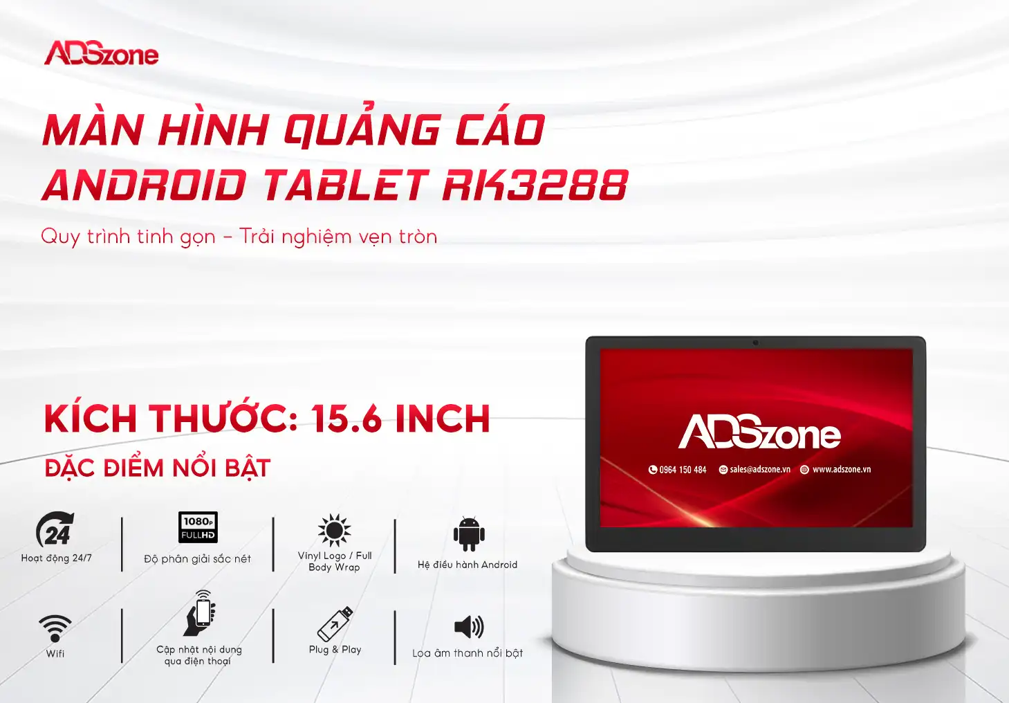 Android Tablet RK3288 15.6 Inch