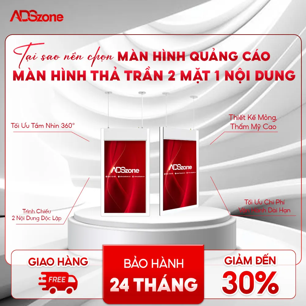 Thiết Bị Trình Chiếu 2 Nội Dung Cùng Lúc Tối Ưu Không Gian Kinh Doanh