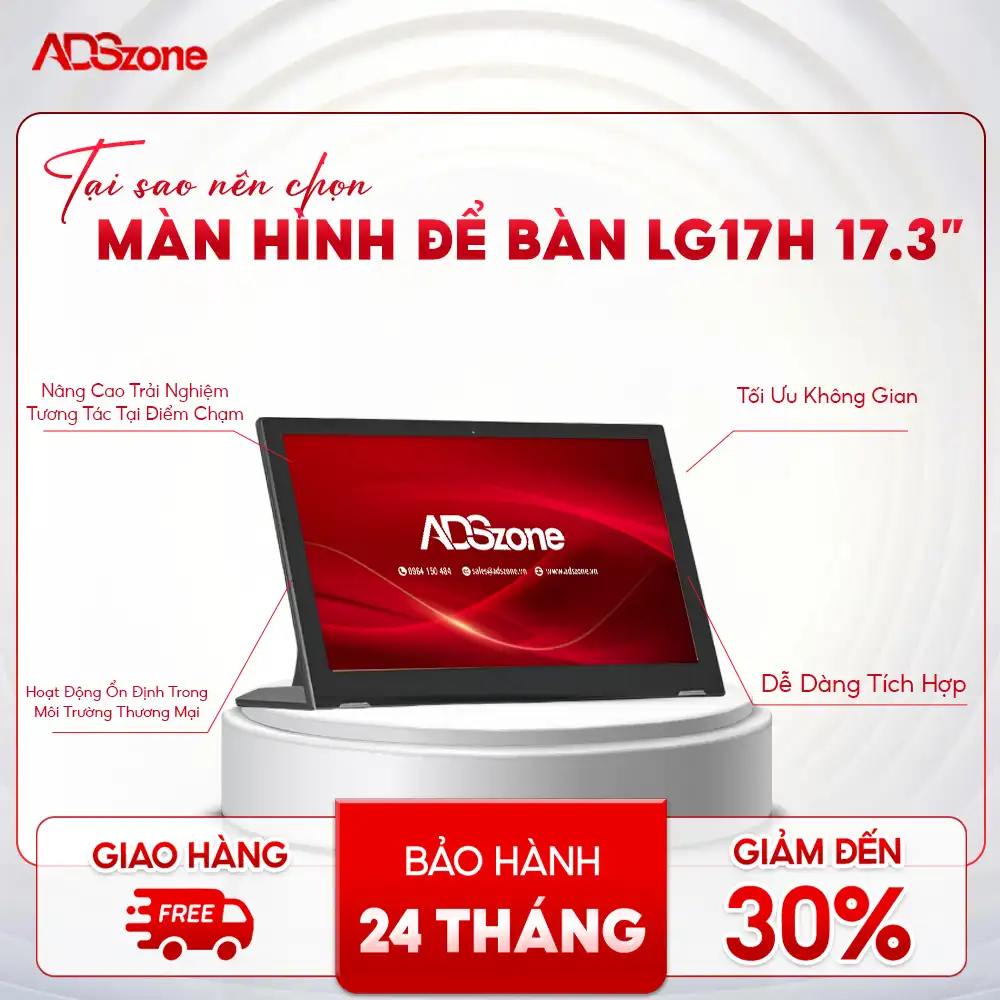 Vì Sao Nên Lựa Chọn Màn Hình Cảm Ứng Để Bàn LG17H Tại ADSzon?