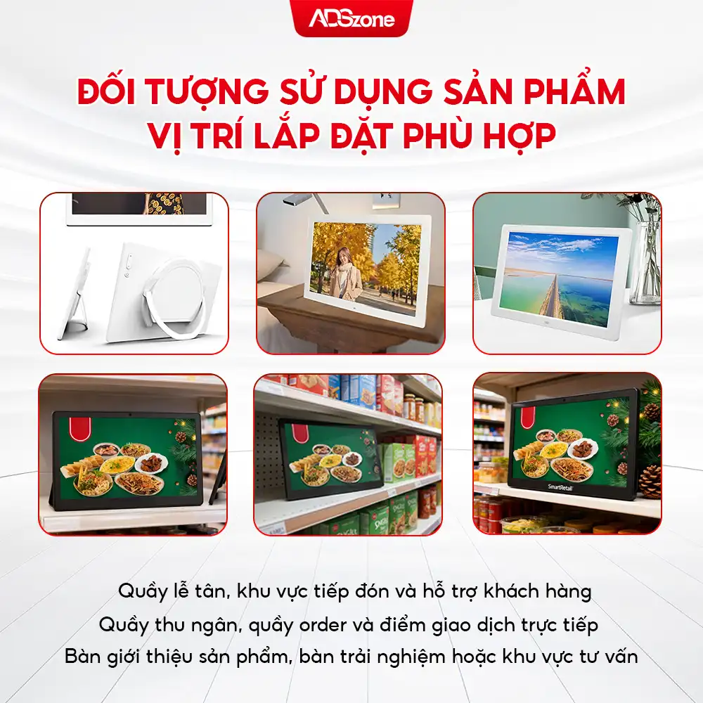 Đối Tượng Sử Dụng Và Vị Trí Lắp Đặt Máy Tính Cảm Ứng Android Tablet RK3399