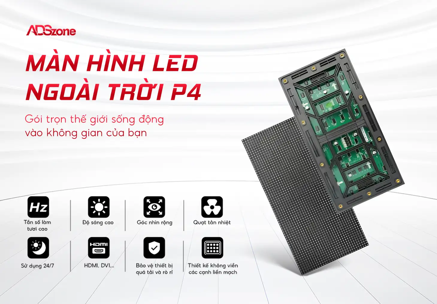 Màn Hình LED Ngoài Trời P4