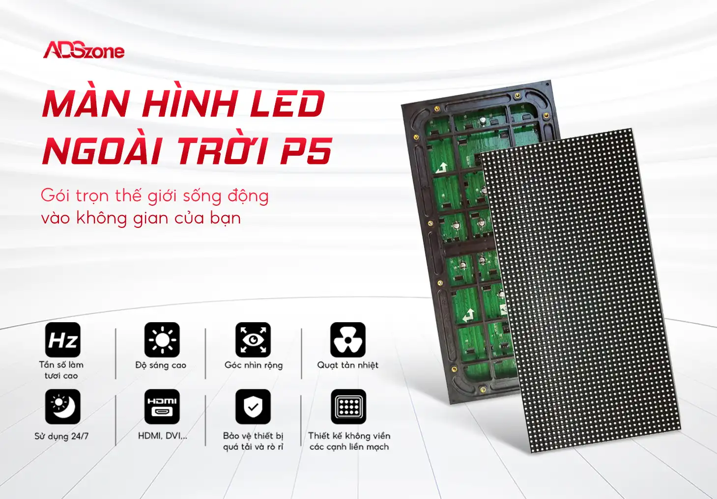 Màn Hình LED Ngoài Trời P5