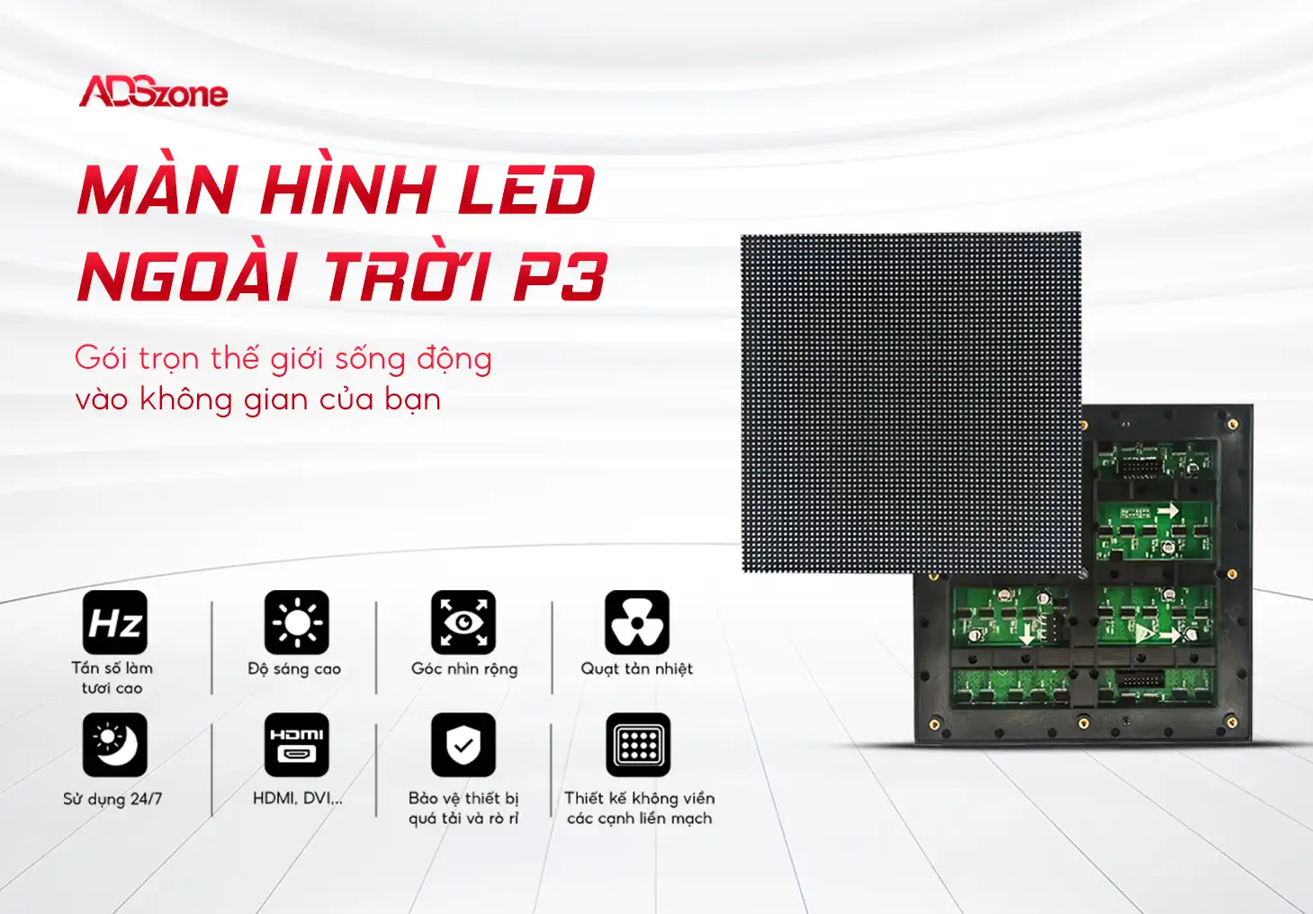 Màn Hình LED Ngoài Trời P3