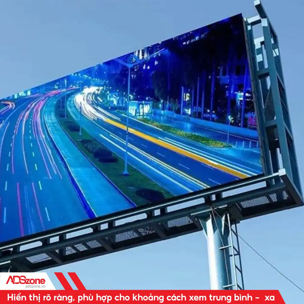 Màn Hình LED Ngoài Trời Hiển Thị Rõ Ràng, Phù Hợp Cho Khoảng Cách Trung Bình - Xa