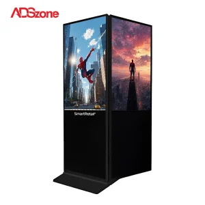 Màn Hình Chân Đứng Hai Mặt 55 Inch Đen 2