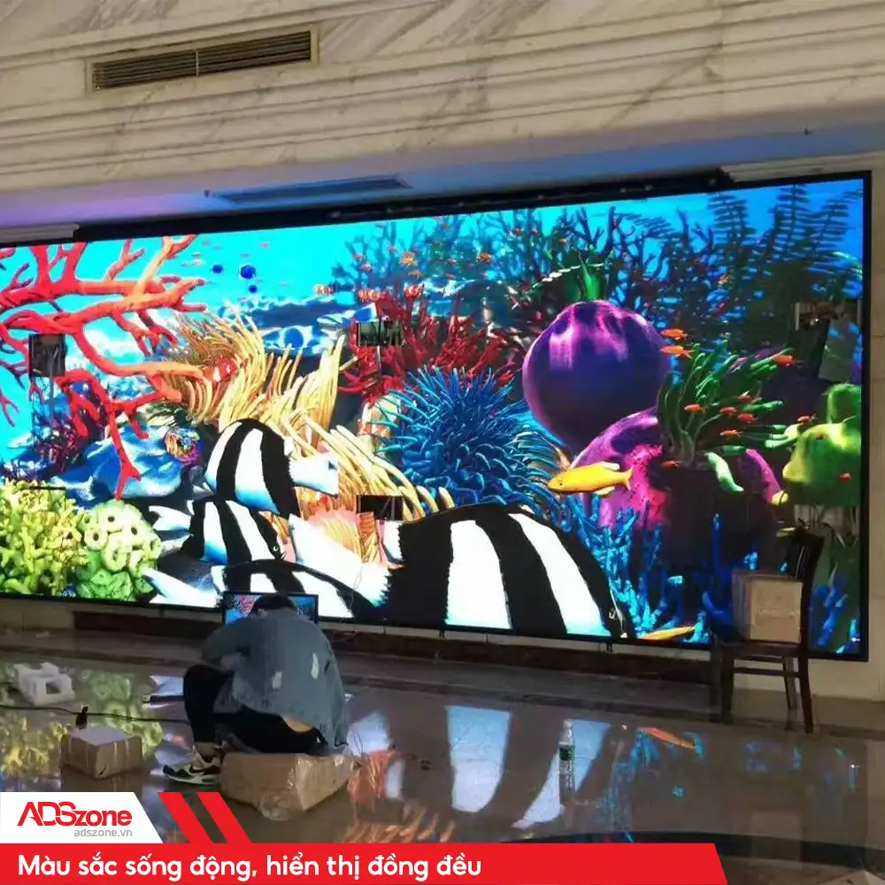 Màn Hình LED Trong Nhà Có Màu Sắc Sống Động Hiển Thị Đồng Đều