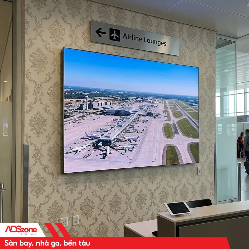 Màn Hình LED Trong Nhà P1.5 Được Sử Dụng Rộng Rãi Trong Sân Bay, Nhà Ga, Bến Tàu