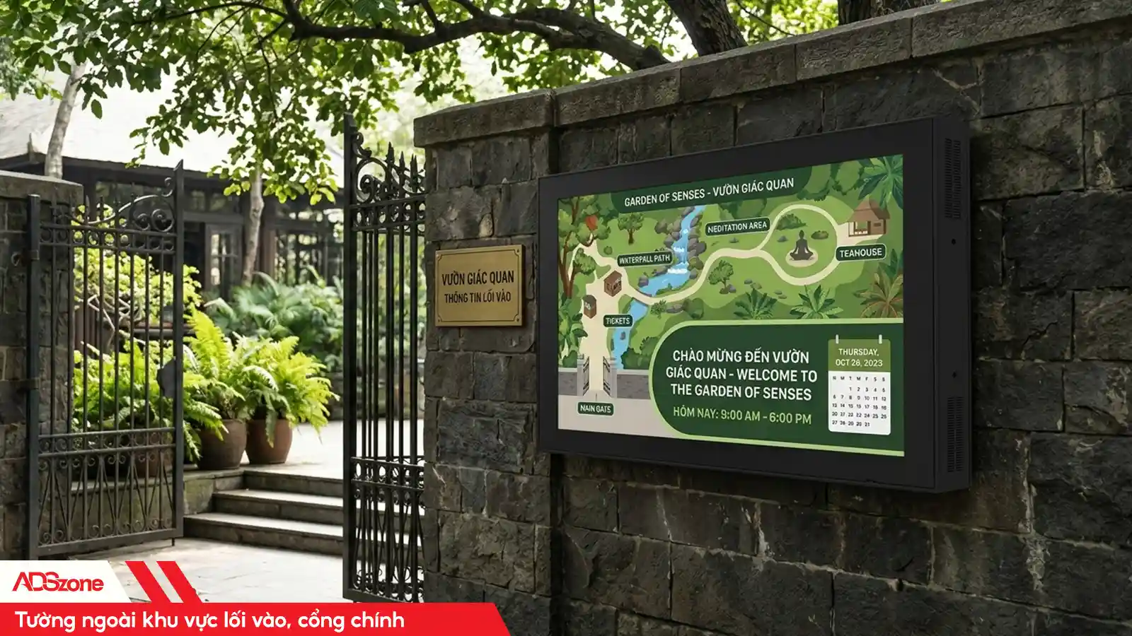 Khu Vực Lối Ra Vào, Cổng Chính