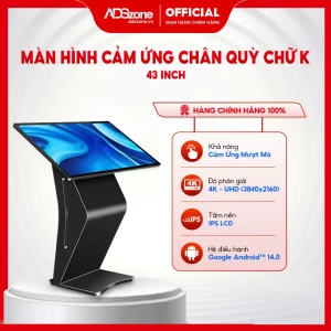 Màn hình cảm ứng chân quỳ chữ K 43 inch