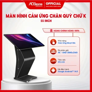 Màn hình cảm ứng chân quỳ chữ K 55 inch