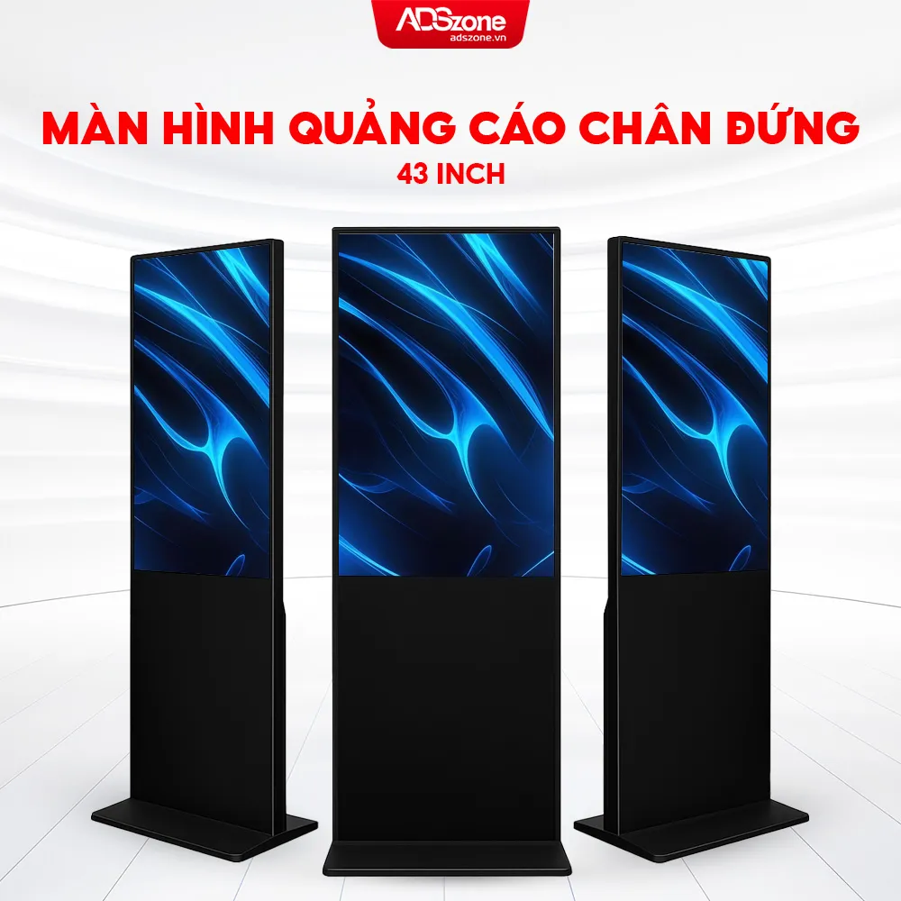 Màn Hình Quảng Cáo Chân Đứng 43 Inch
