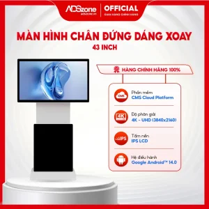 Màn hình chân đứng dáng xoay 43 inch