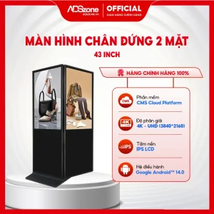 Màn hình chân đứng hai mặt 43 inch
