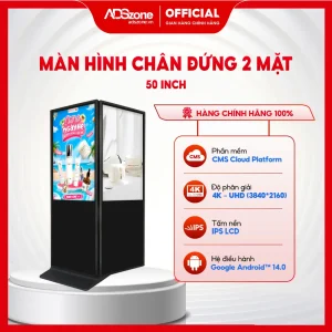 Màn hình chân đứng hai mặt 50 inch