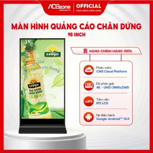 Màn hình quảng cáo chân đứng 98 inch