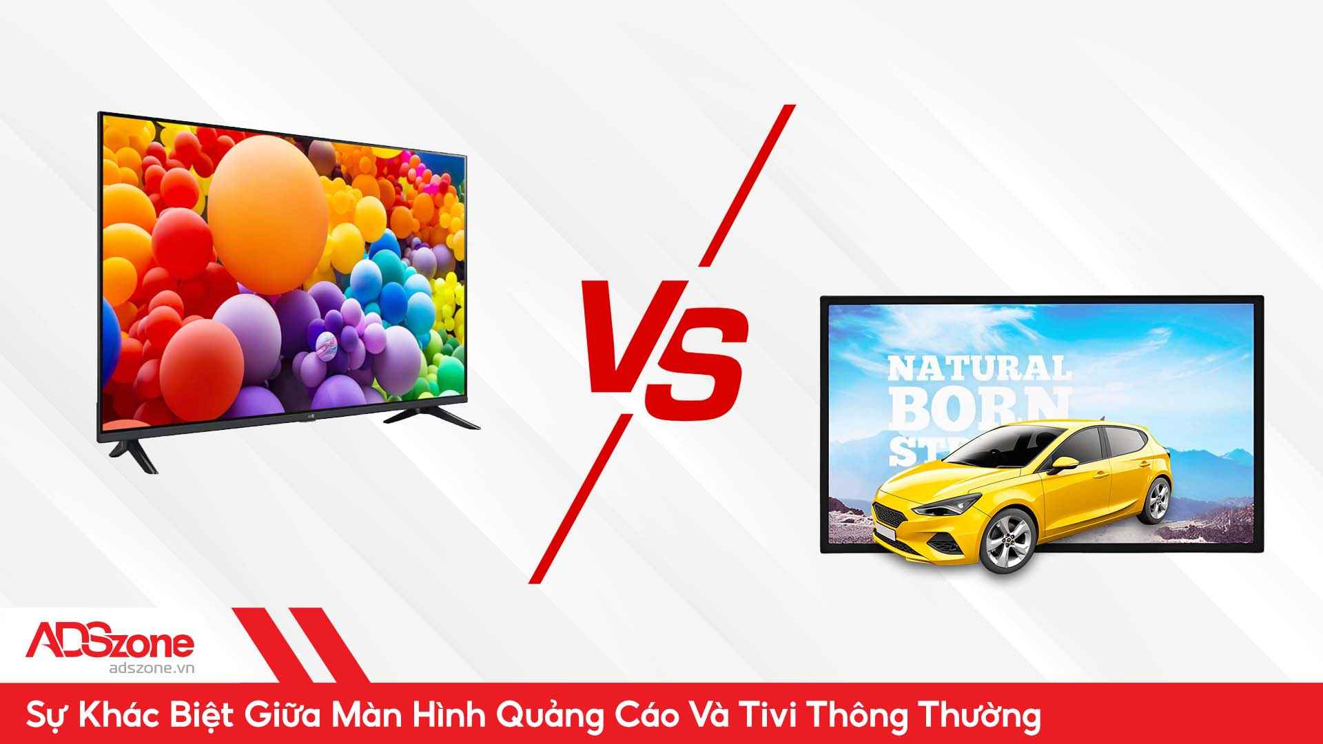 Màn Hình Quảng Cáo Với Tivi Khác Nhau Về Thời Gian Hoạt Động