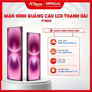 màn hình quảng cáo lcd thanh dài 19 inch