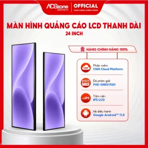 màn hình quảng cáo lcd thanh dài 24 inch