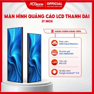 màn hình quảng cáo lcd thanh dài 37 inch