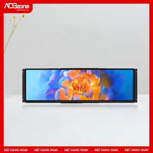 màn hình quảng cáo lcd thanh dài đen