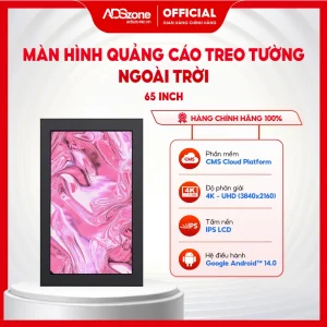 Màn hình quảng cáo treo tường ngoài trời 65 inch