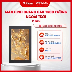 Màn hình quảng cáo treo tường ngoài trời 75 inch