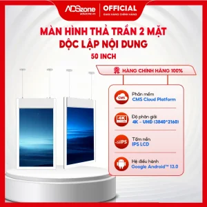 Thả trần 2 mặt độc lập nội dung 50 inch
