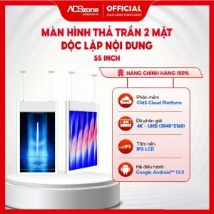 Thả trần 2 mặt độc lập nội dung 55 inch