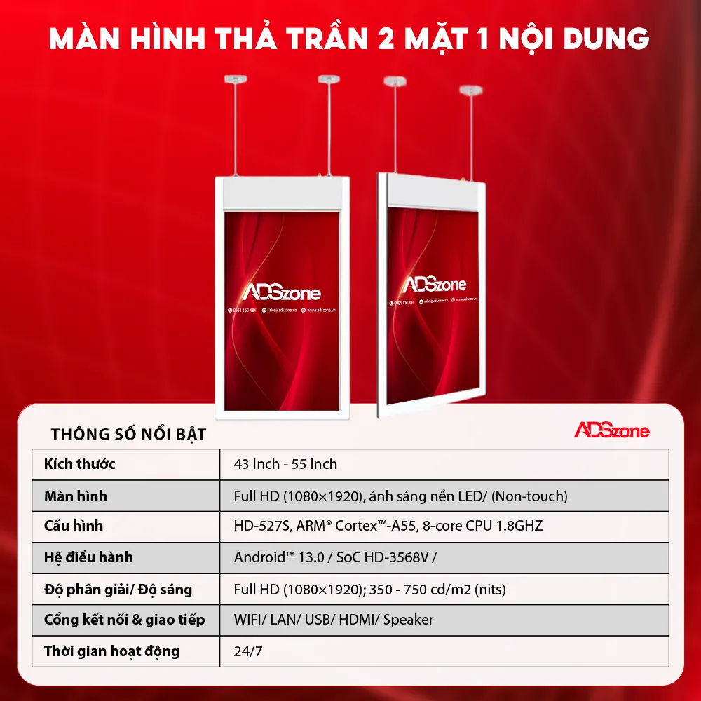 Thông Số Kĩ Thuật Nổi Bật Của Màn Hình 43 Inch