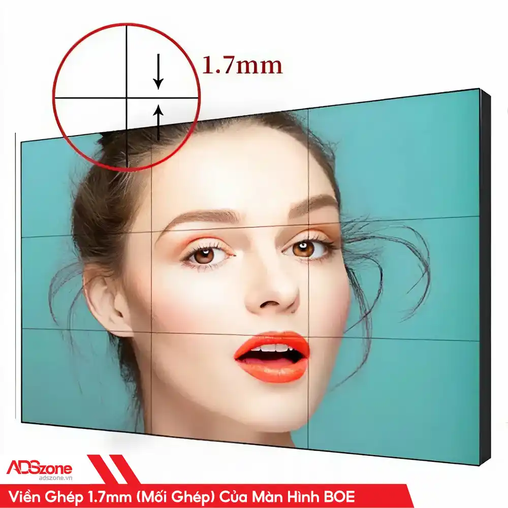 Mối Ghép Viền 1.7mm Của Màn Hình Ghép SamSung