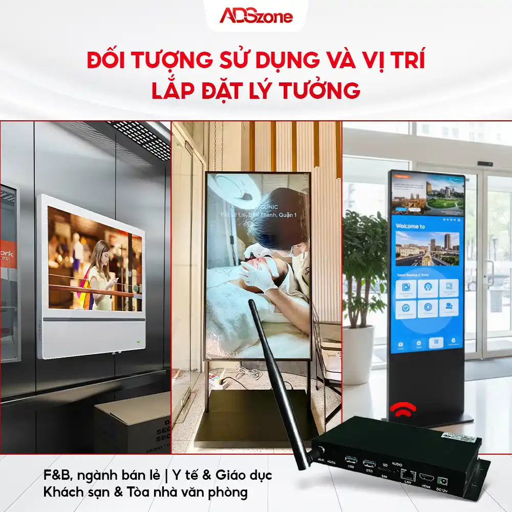 Đối Tượng Sử Dụng Và Vị Trí Lắp Đặt Lý Tưởng