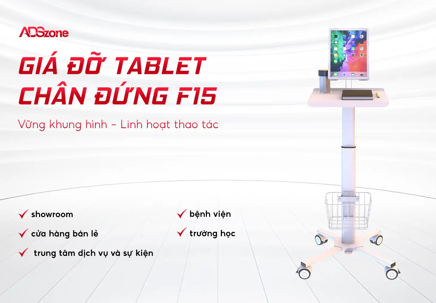Giá Đỡ Tablet Chân Đứng F15