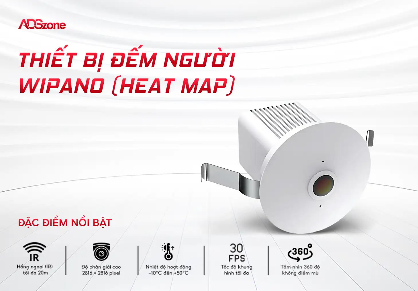 Thiết Bị Đếm Người WIPANO - HEAT MAP