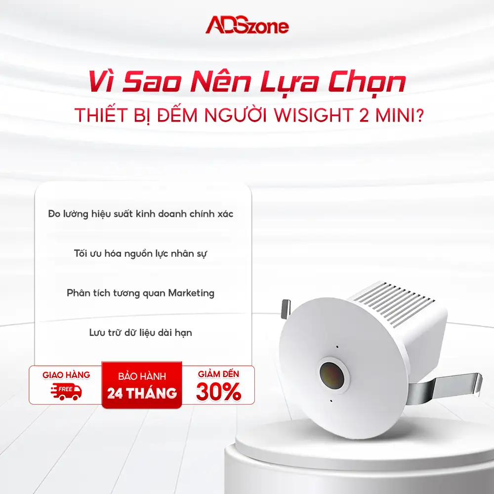 Những Lý Do Khách Hàng Nên Sử Dụng Thiết Bị Đếm Người WISIGHT 2 MINI