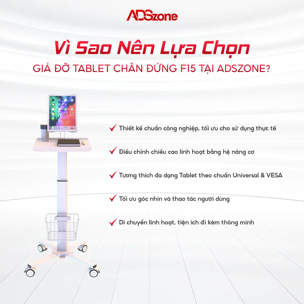 Vì Sao Nên Lựa Chọn Giá Đỡ Chân Đứng F15?