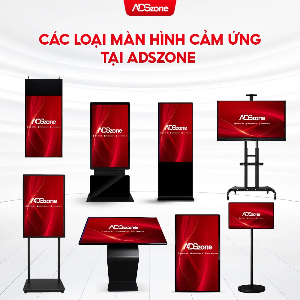 Màn Hình Cảm Ứng Có Bao Nhiêu Loại?