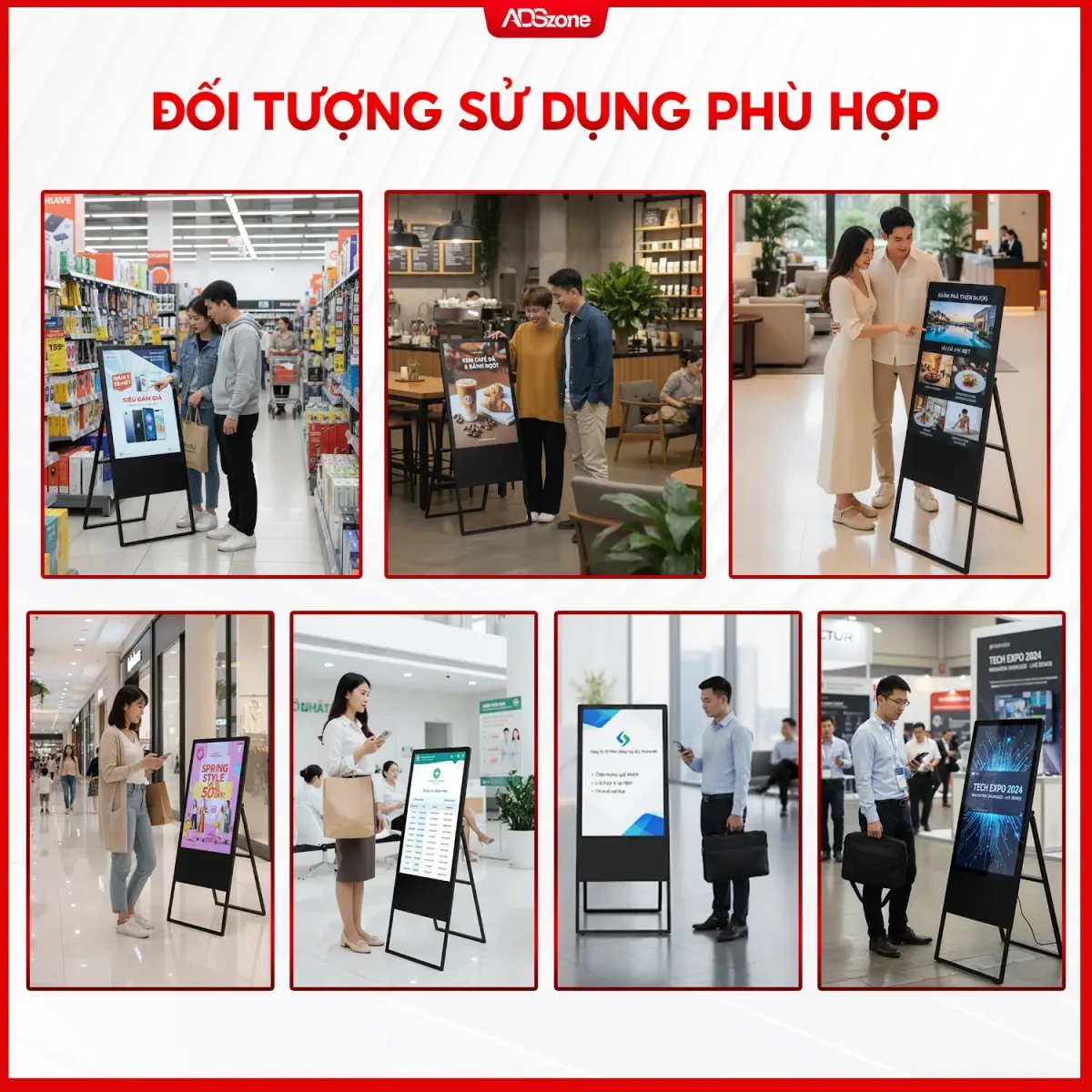 Đối Tượng Sử Dụng Màn Hình Chân Đứng Chữ A 32 Inch