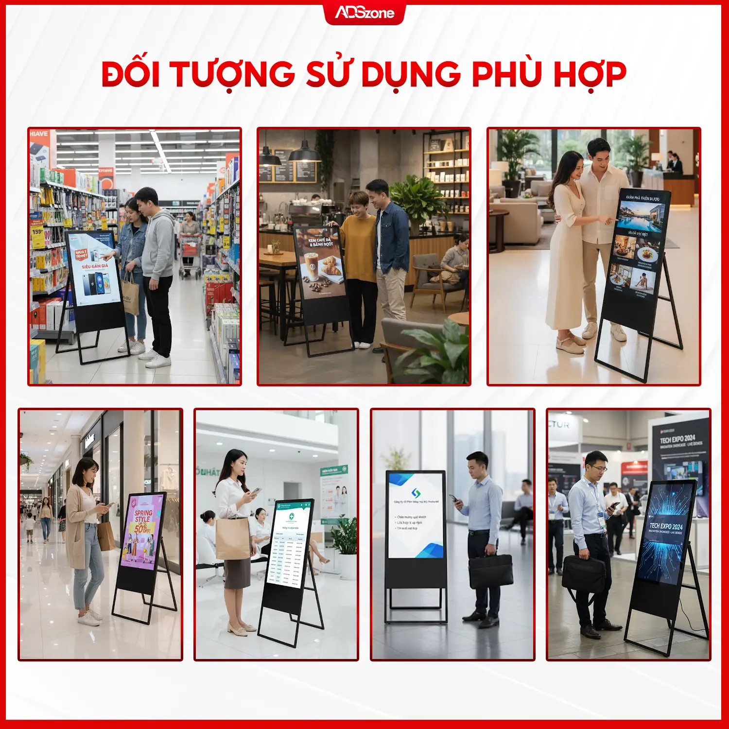 Đối Tượng Sử Dụng Màn Hình Chân Đứng Chữ A 32 Inch