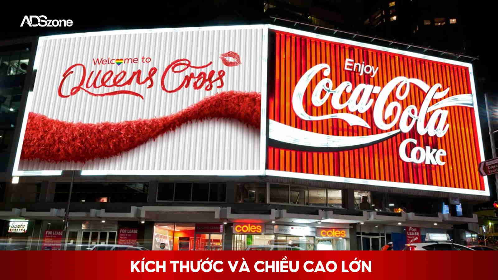 Billboard Quảng Cáo Có Kích Thước Và Chiều Cao Lớn