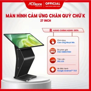 Màn hình cảm ứng chân quỳ chữ K 27 inch