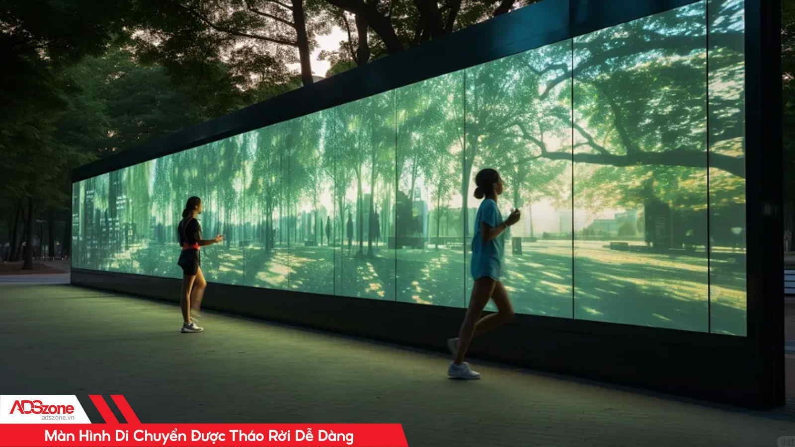 Màn Hình Có Khung Gắn, Chân Đỡ Tháo Lắp Linh Hoạt