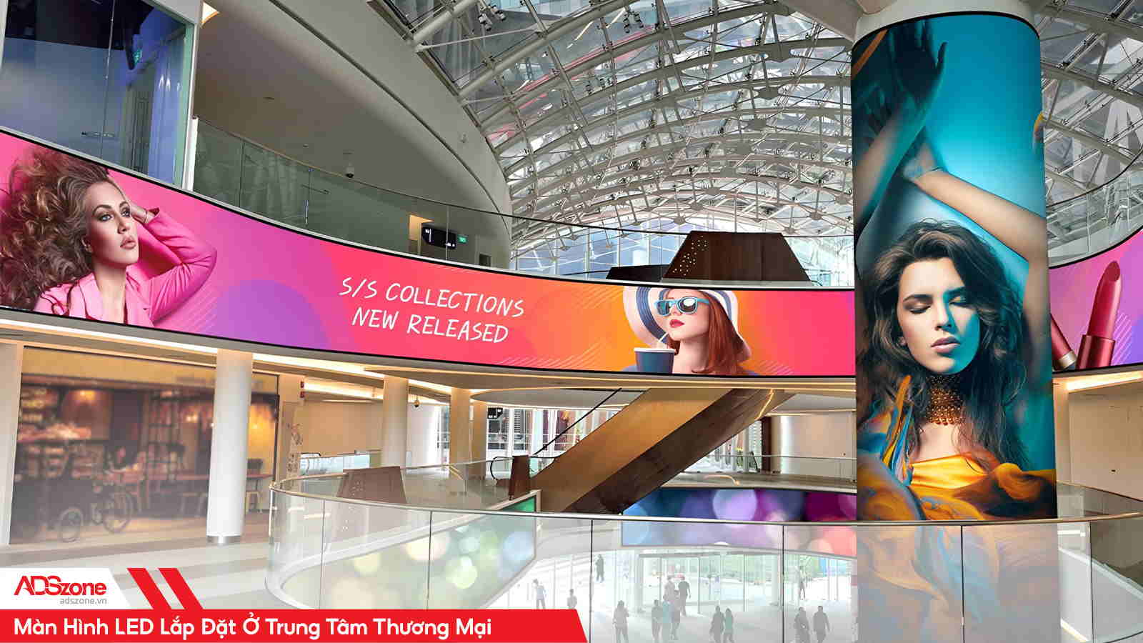 Màn Hình LED Lắp Ở Trung Tâm Thương Mại