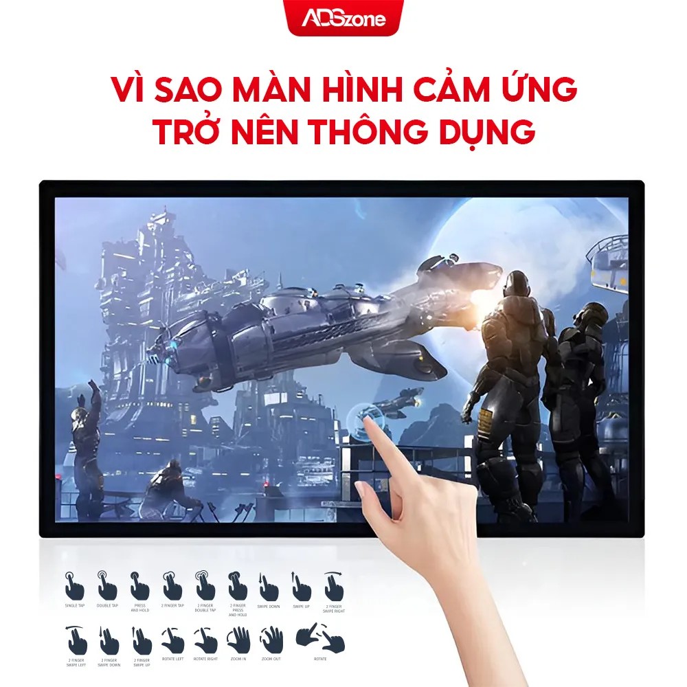 Màn Hình Cảm Ứng Mọi Đối Tượng Đều Có Thể Sử Dụng Được