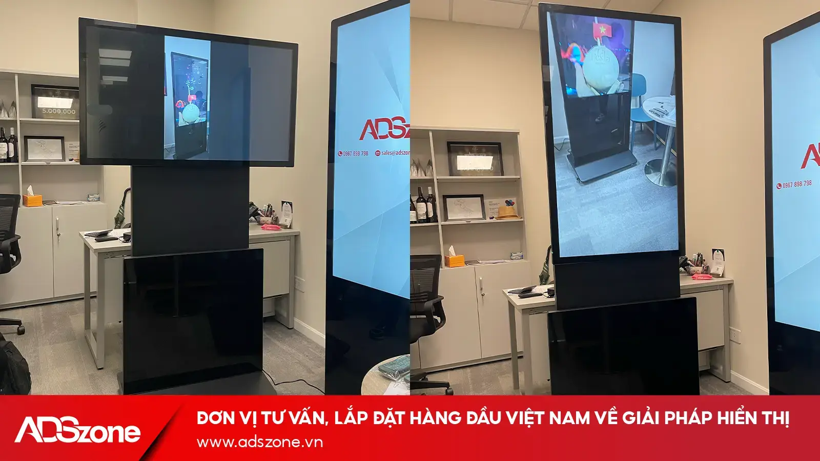 Màn Hình Dáng Xoay -Tối Ưu Khung Hình Hiển Thị
