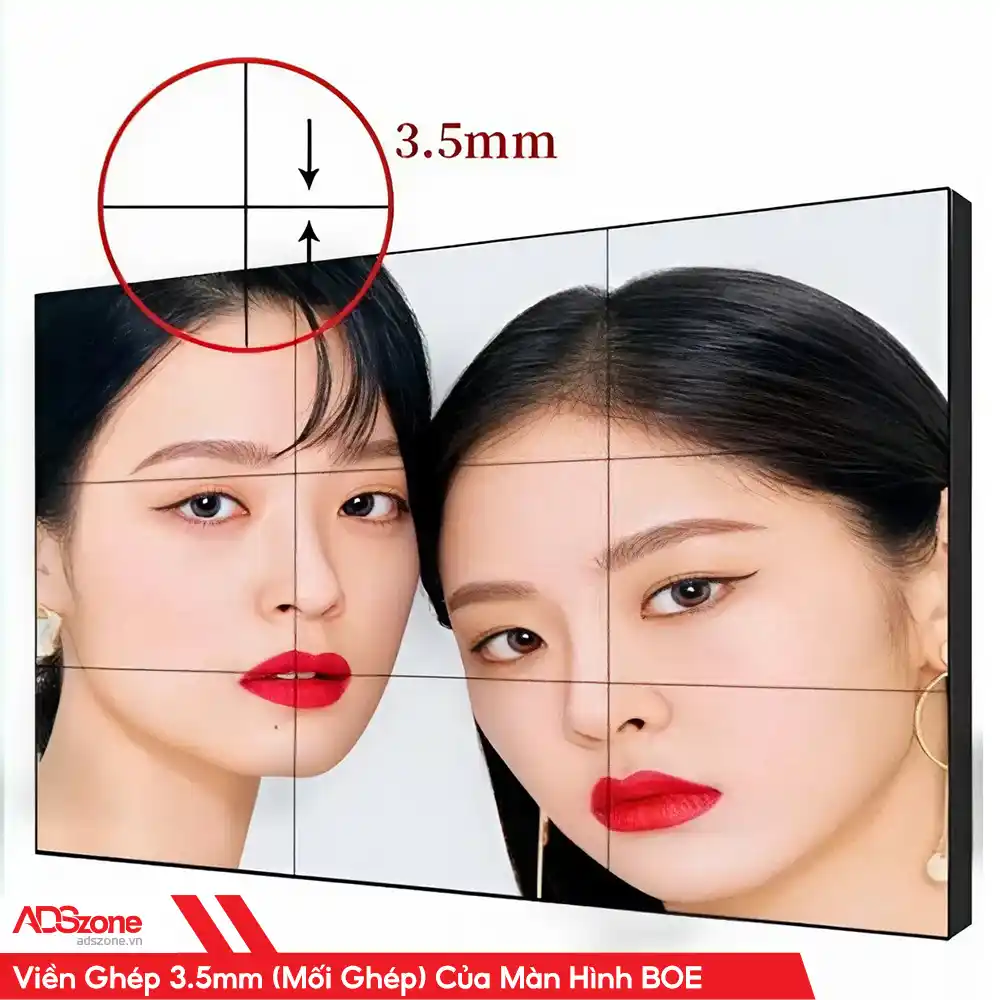 Viền Ghép 3.5mm Của Màn Hình Ghép BOE
