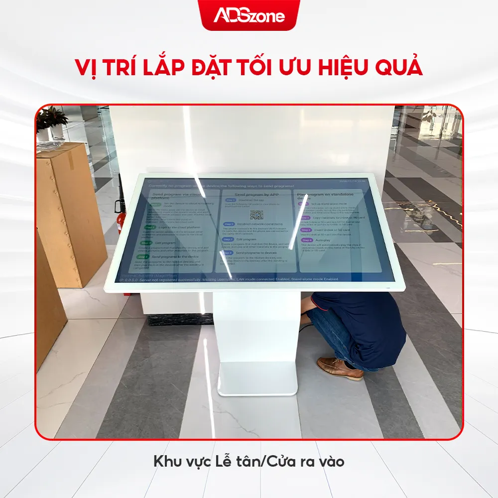 Vị Trí Thường Lắp Đặt: Khu Vực Lễ Tân