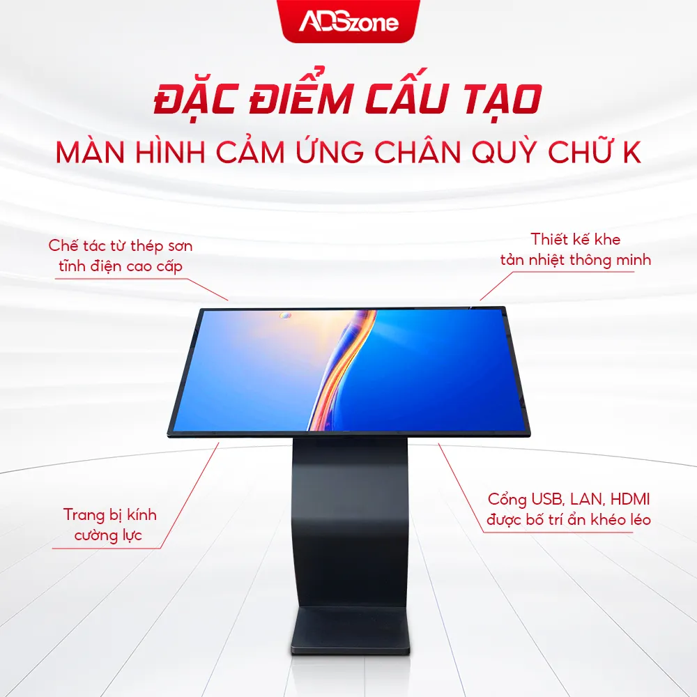 Cấu Tạo Màn Hình Cảm Ứng Chân Quỳ Chữ K Trong Thực Tế Sử Dụng