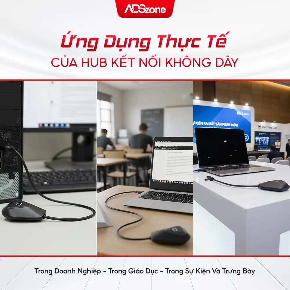 Ứng Dụng Thực Tế Của Bộ HUB Kết Nối Không Dây