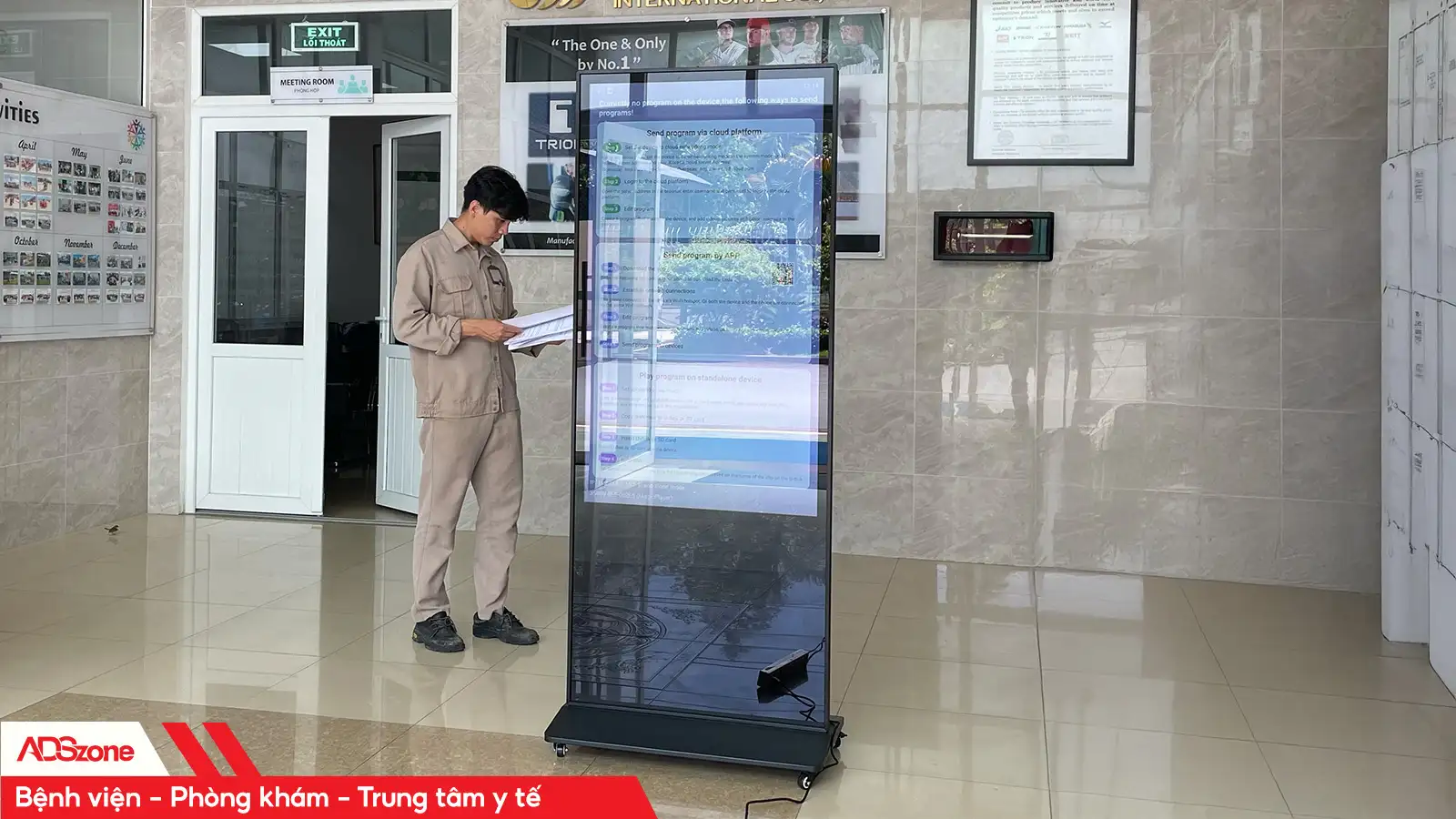 Các Bệnh Viện Lắp Chân Đứng Hai Mặt Thêm Sang Không Gian