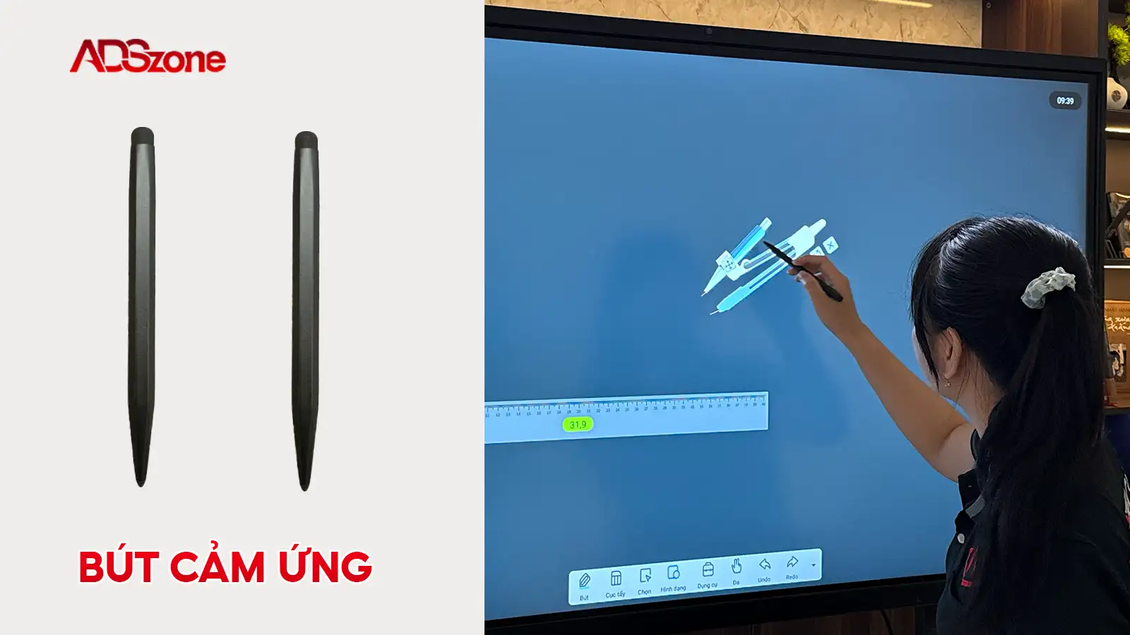 Bứt Cảm Ứng Có Thể Thao Tác Trực Tiếp Lên Màn Hình